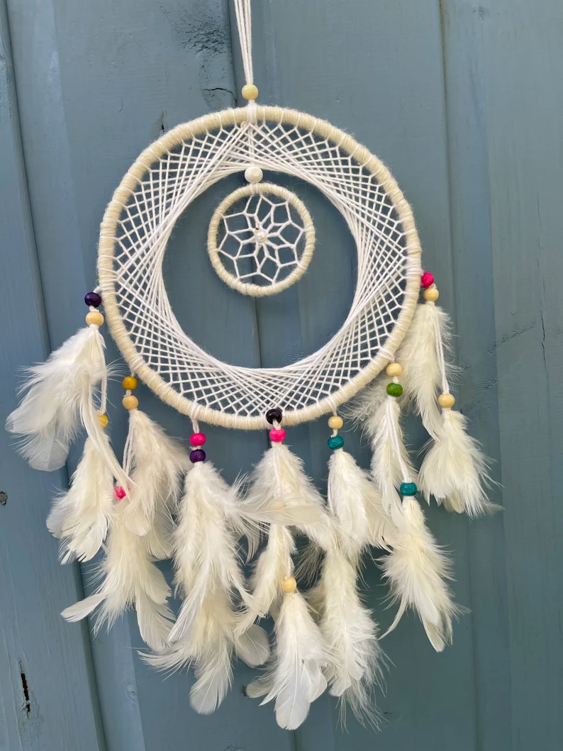 Handmade Moon Colourful Dream Catcher