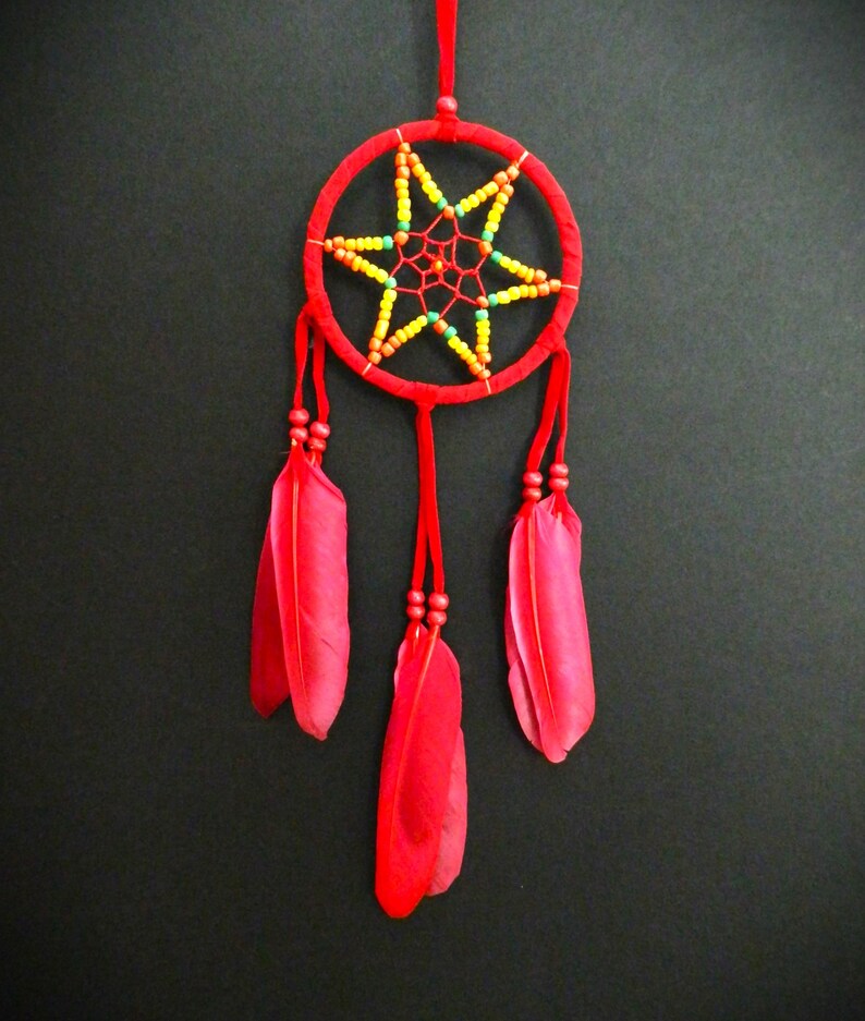 Red Dream Catcher